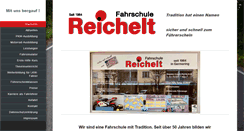 Desktop Screenshot of fahrschule-reichelt.com